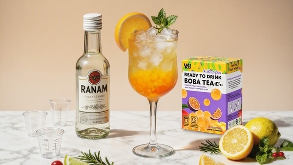 Tropical Boba Sunset