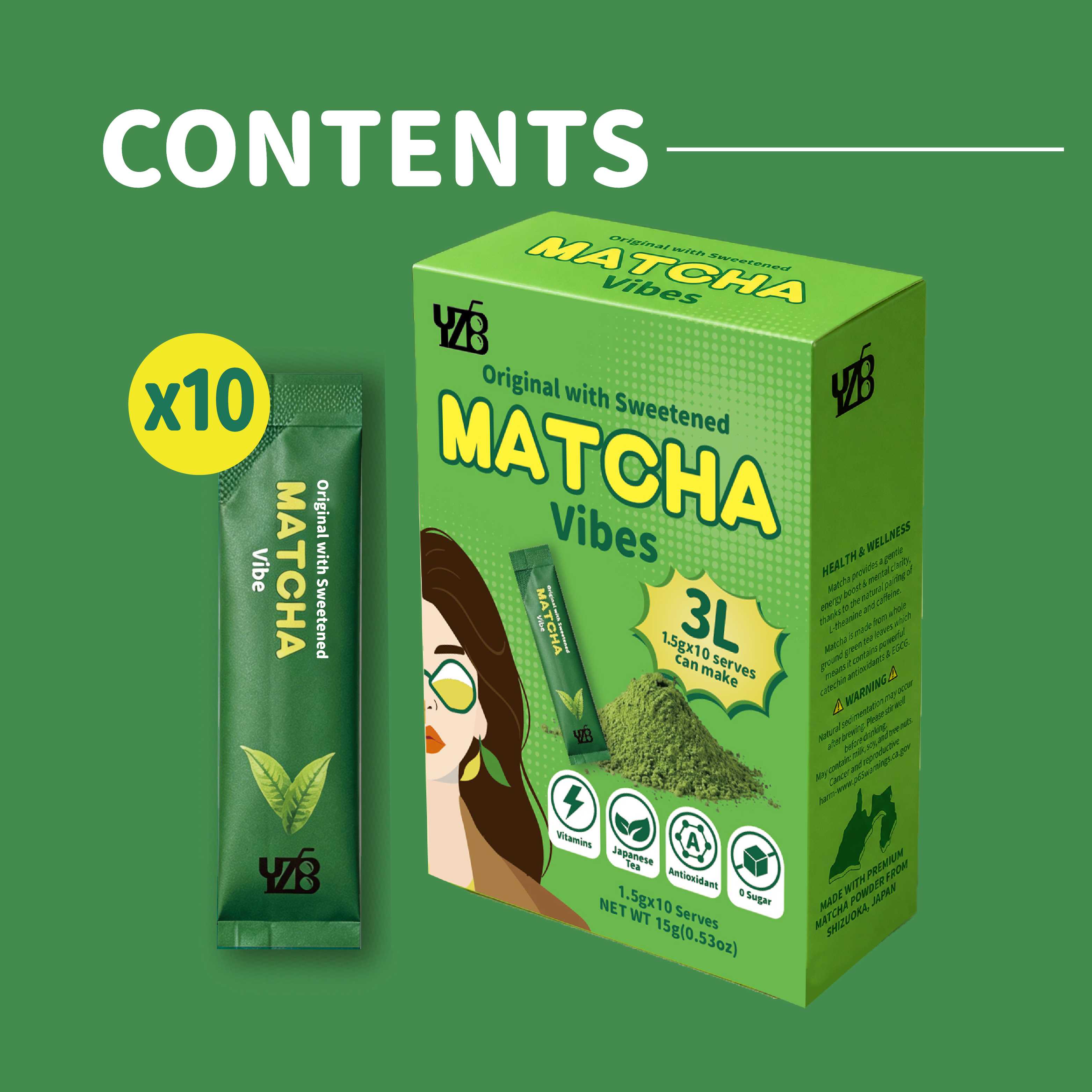 Matcha Sweetened