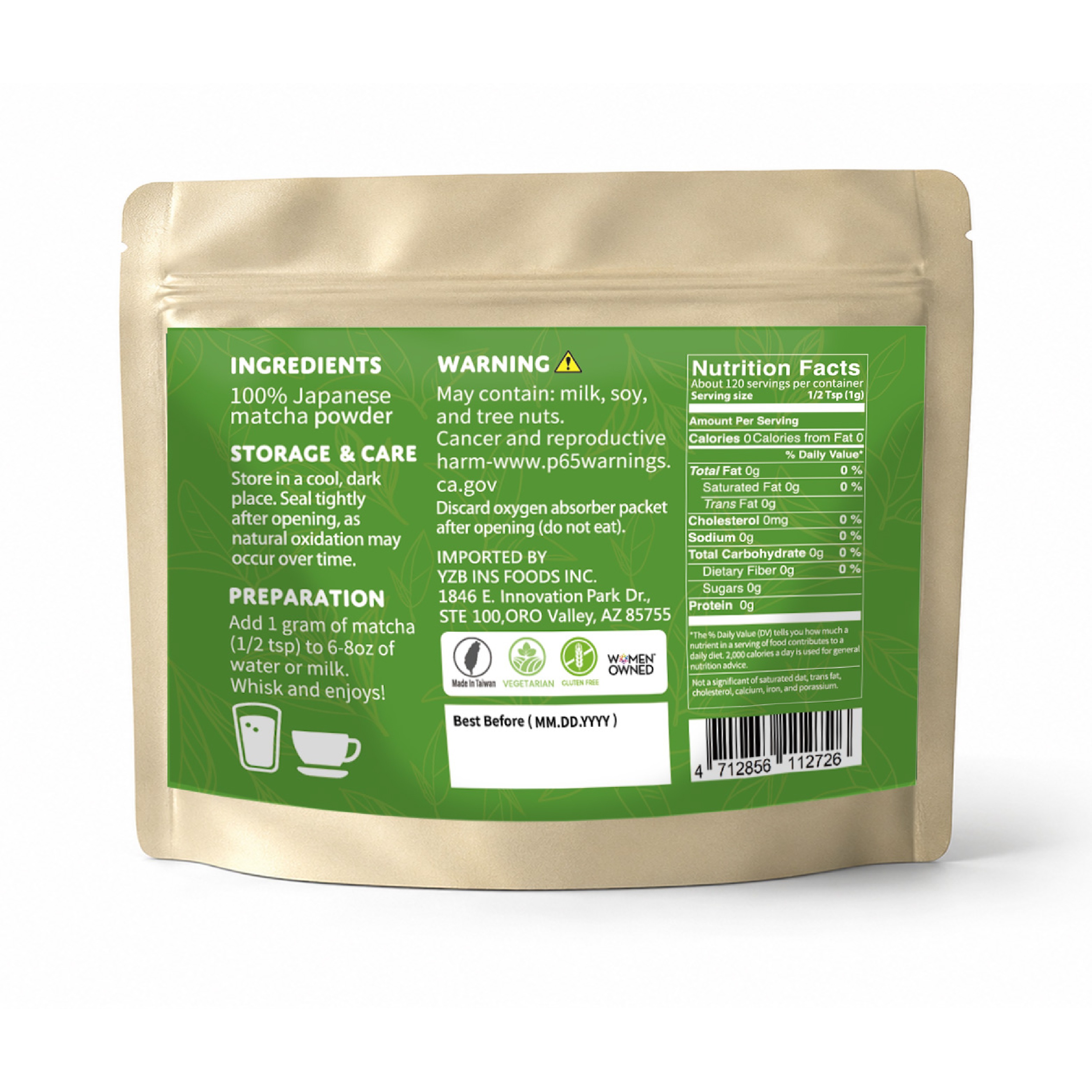 Matcha powder(Culinary)
