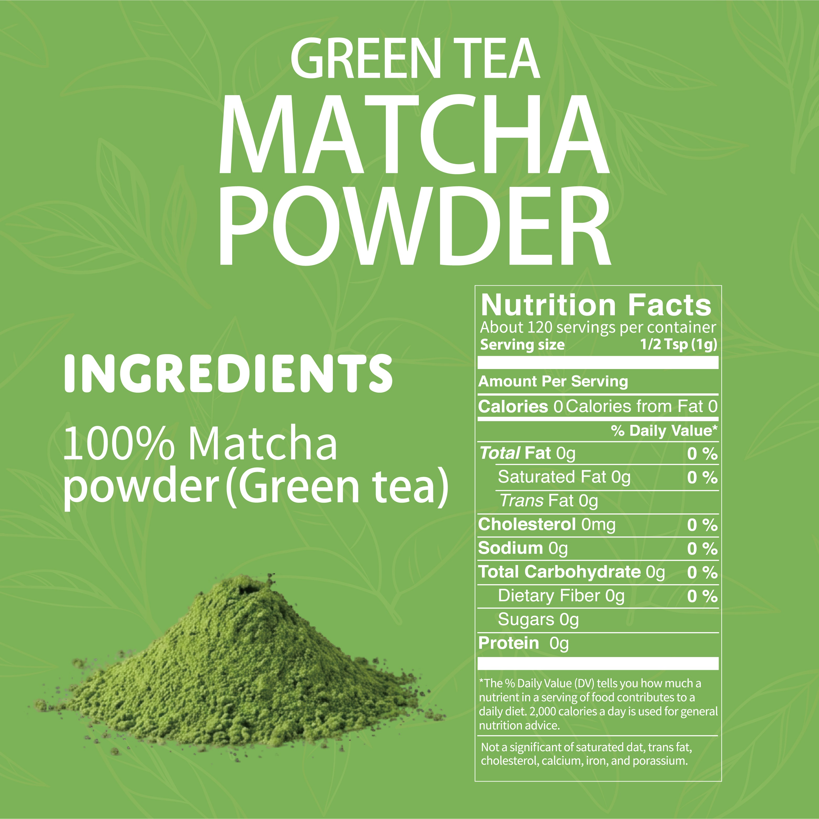 Matcha powder (green tea)