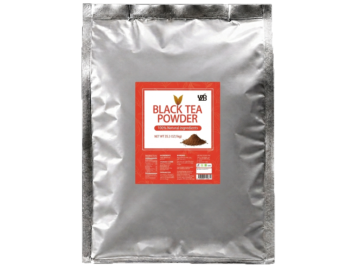 Black tea powder