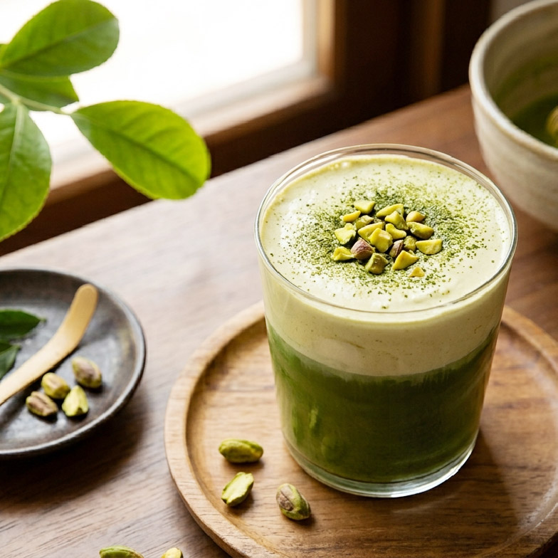 Pistachio Matcha Latte