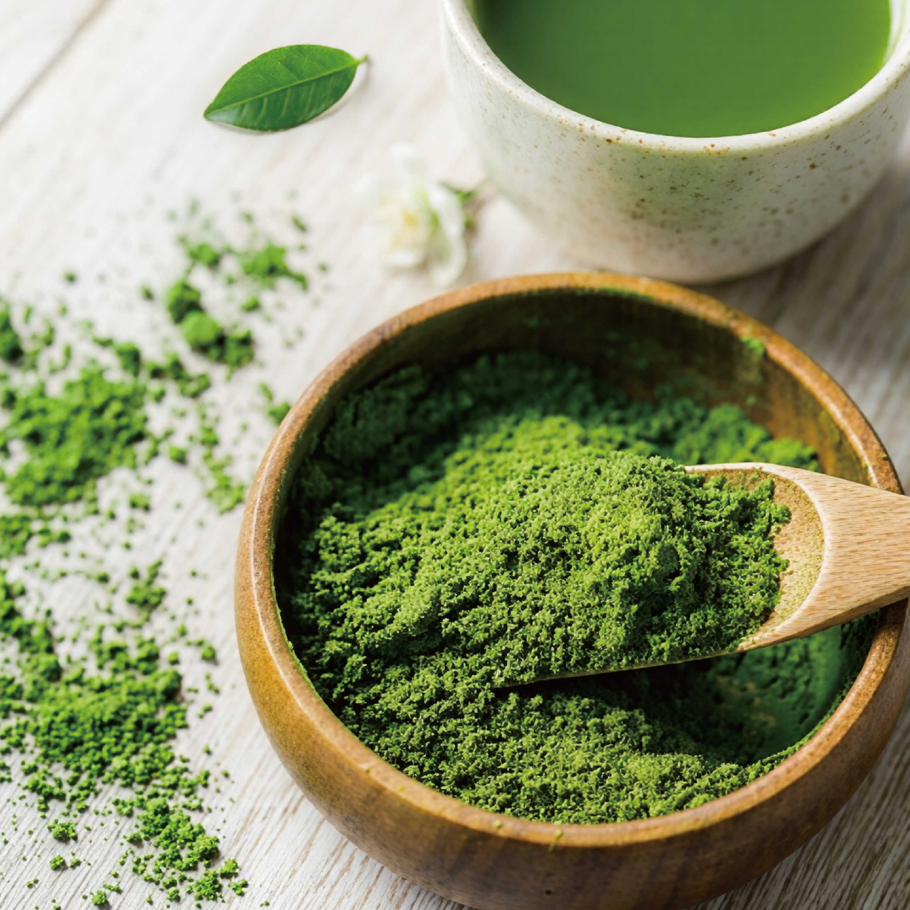 Matcha Peach Flavored