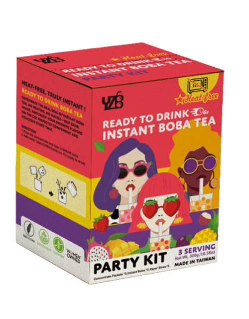 YZB Ready to drink Instant Boba Tea - Party Kit